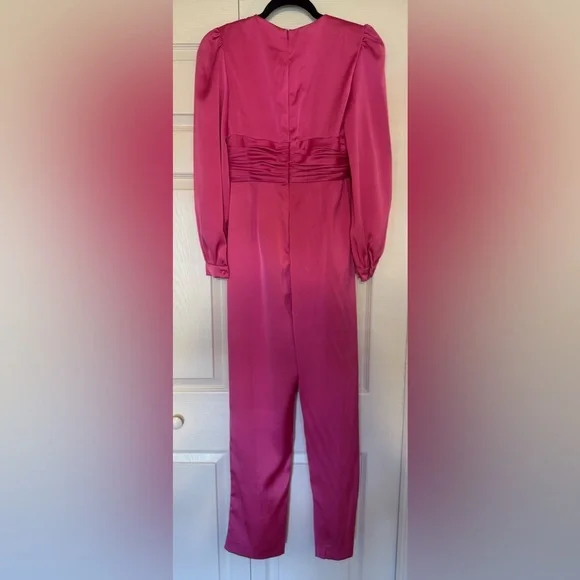 Mac Duggal Vibrant Fuchsia Jumpsuit Size 4 Style # A2647 - Picture 7 of 7